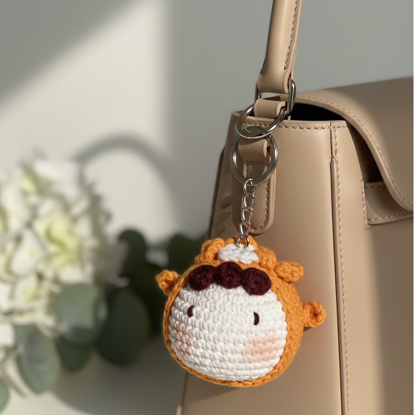Crochet Armigurumi Keychain