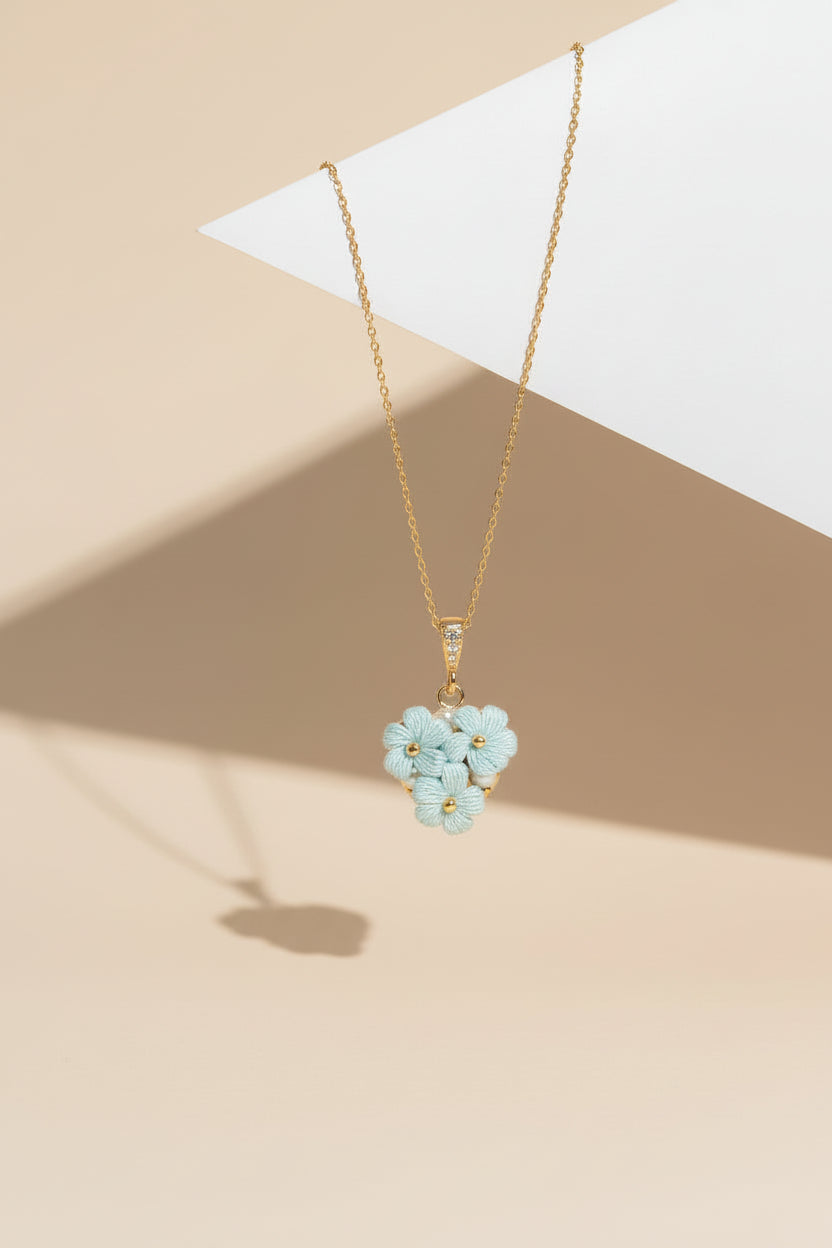 Crochet Pendant Necklace
