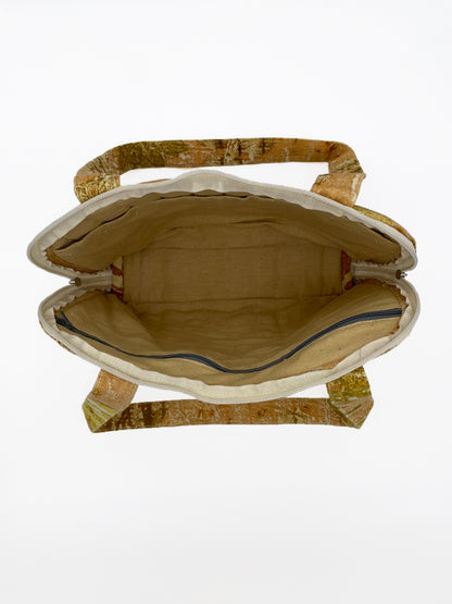 Eco-print Shoulder Bag
