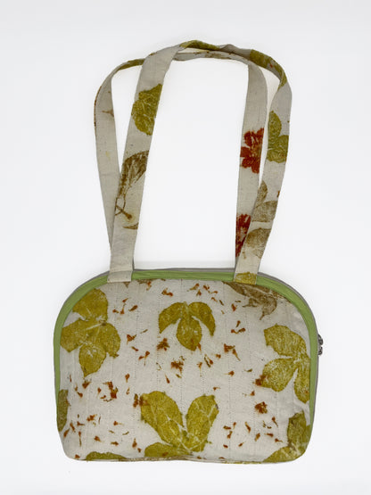 Eco-print Shoulder Bag