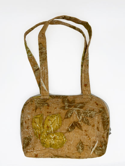 Eco-print Shoulder Bag