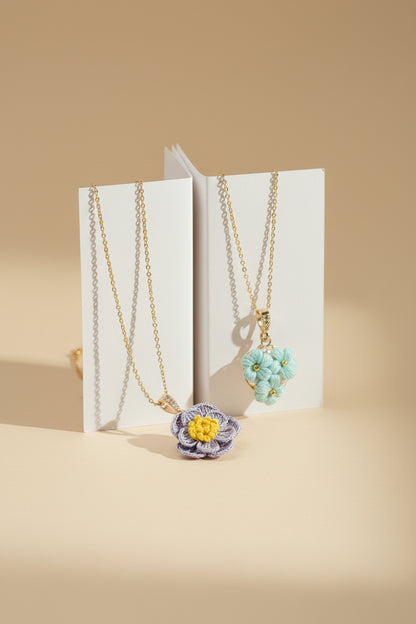 Crochet Pendant Necklace