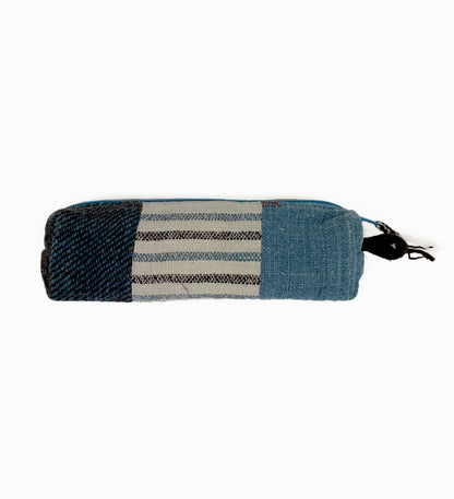 Indigo Natural Dyed Pencil Bag