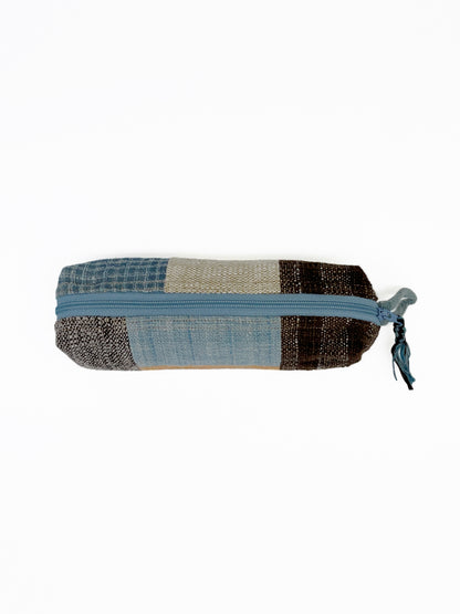 Indigo Natural Dyed Pencil Bag